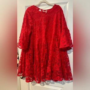 Free people red dress NWT